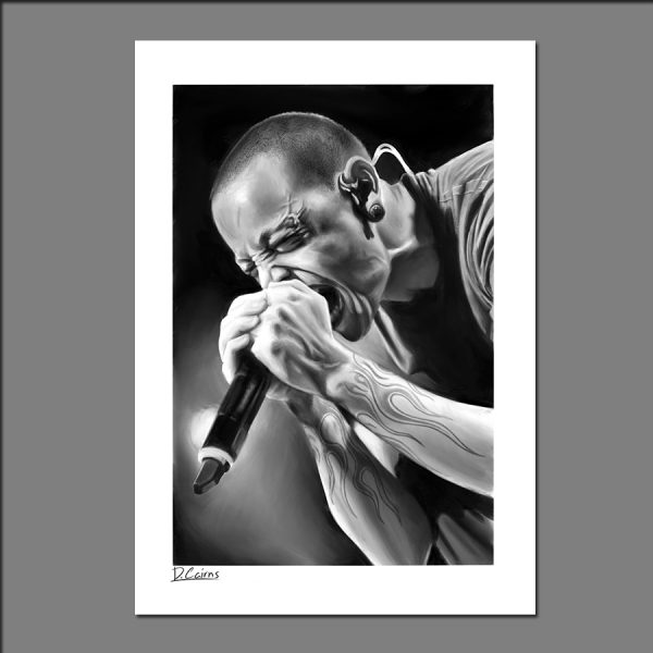Print Chester Bennington limited editions of 20 by David