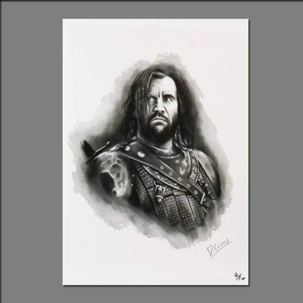 Print GOT Sandor Clegane limited editions of 20 by David