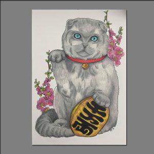 Print Lucky Cat limited editions of 20 by Holly